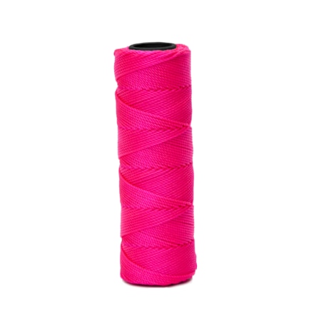 Bon 81-187 Line, Nylon 18No. Twist, Fluorescent Pink, 250 Foot